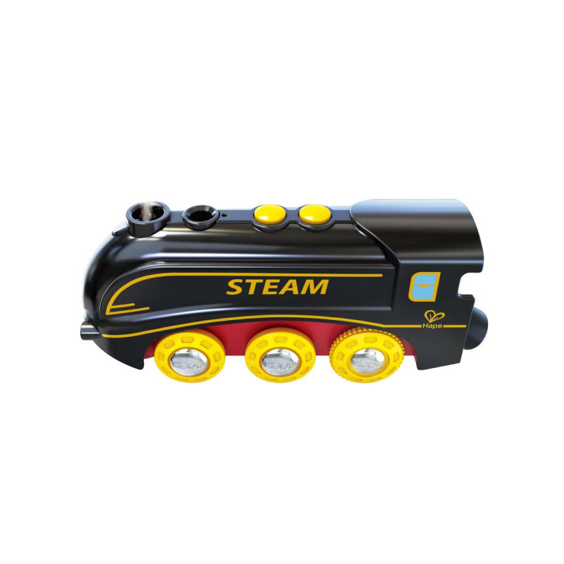 Tren a Batería con Vapor y Silbato Hape