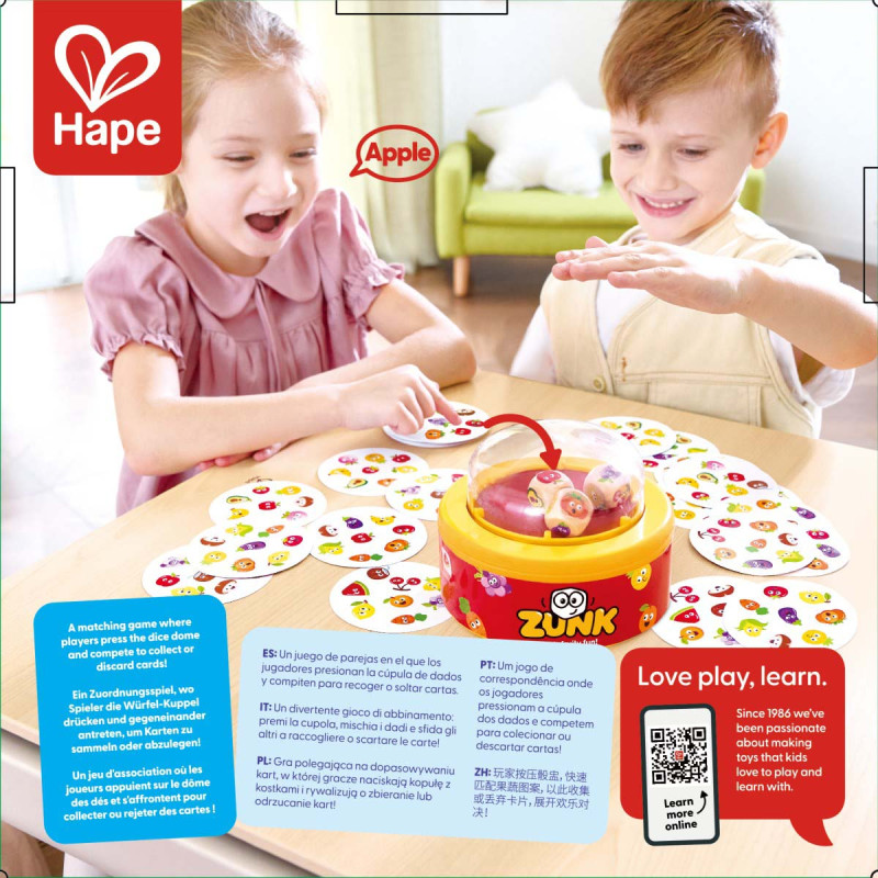 Juego de Mesa Zunk Hape
