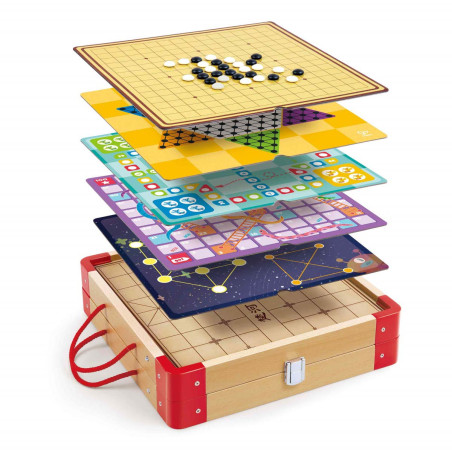 Colección de 22 Juegos de Mesa Clásicos Hape