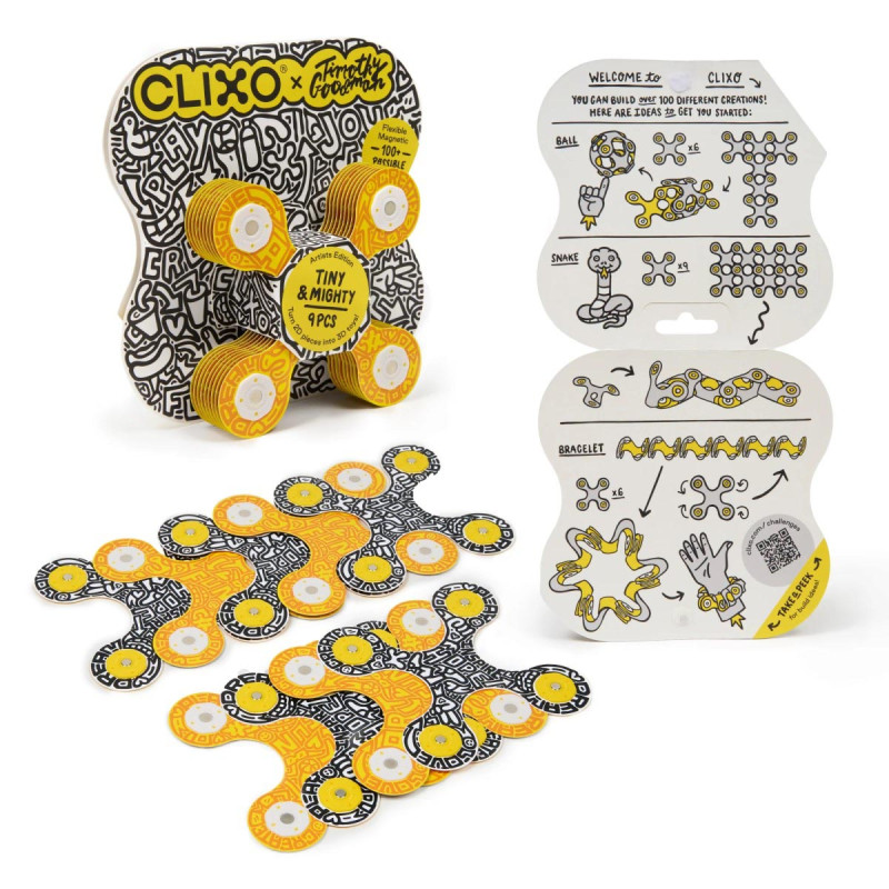 Set Tiny and Mighty Edición Artista 9 Piezas Clixo