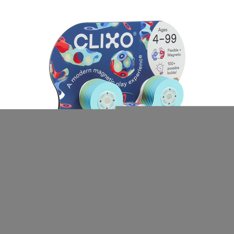 Exhibidor Clixo Tiny and Mighty 9 Piezas Mix 6 Marino y 6 Espacio