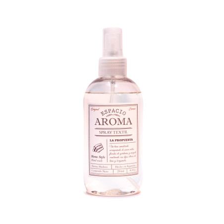 Aromatizador Textil 250 ml Línea Clásica Maderas Espacio Aroma