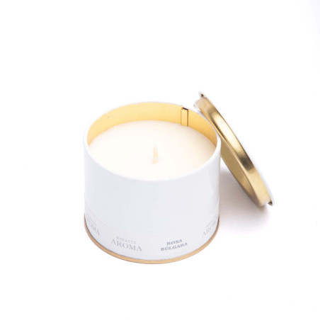 Vela Viajera 130 g Edición Limitada Rosa Búlgara Espacio Aroma