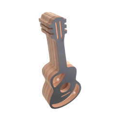 Lámpara Guitarra de Madera 40 cm