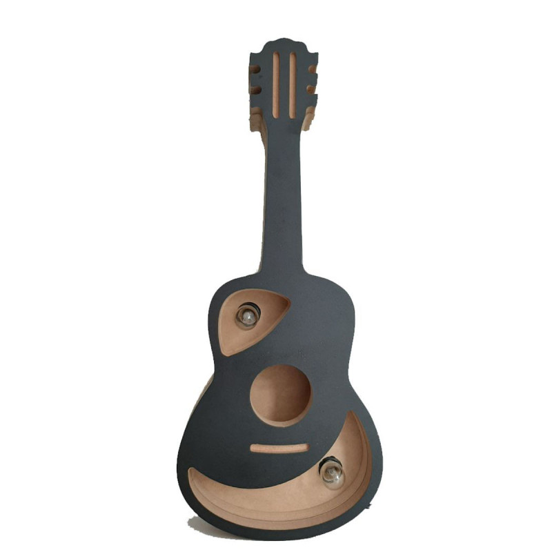 Lámpara Guitarra de Madera 40 cm
