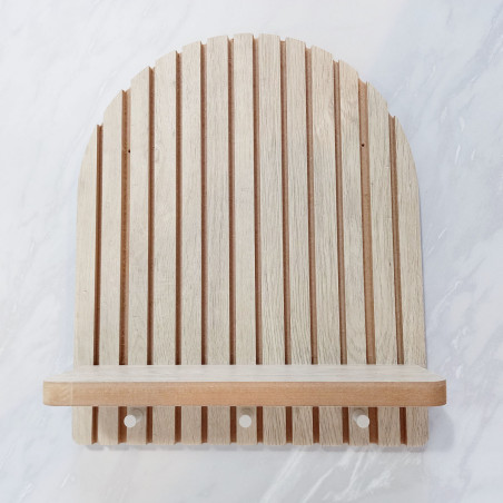 Perchero Porta Llave de Madera con Estante 30 x 40 cm