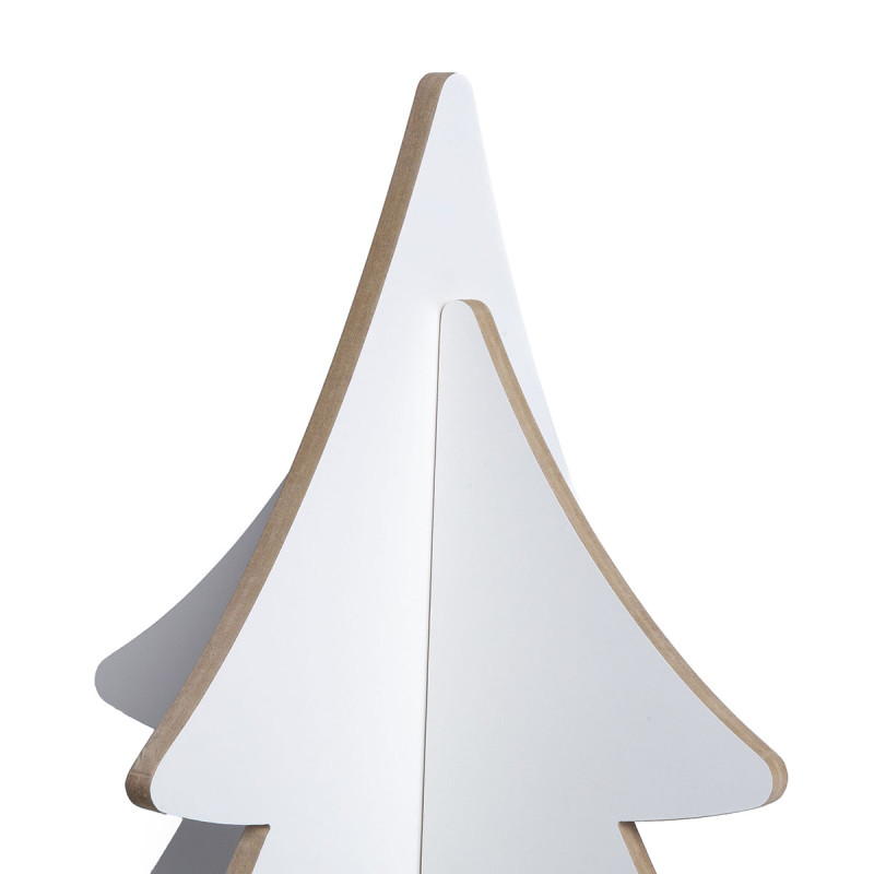Adorno de Pino de Madera Encastrable 110 cm