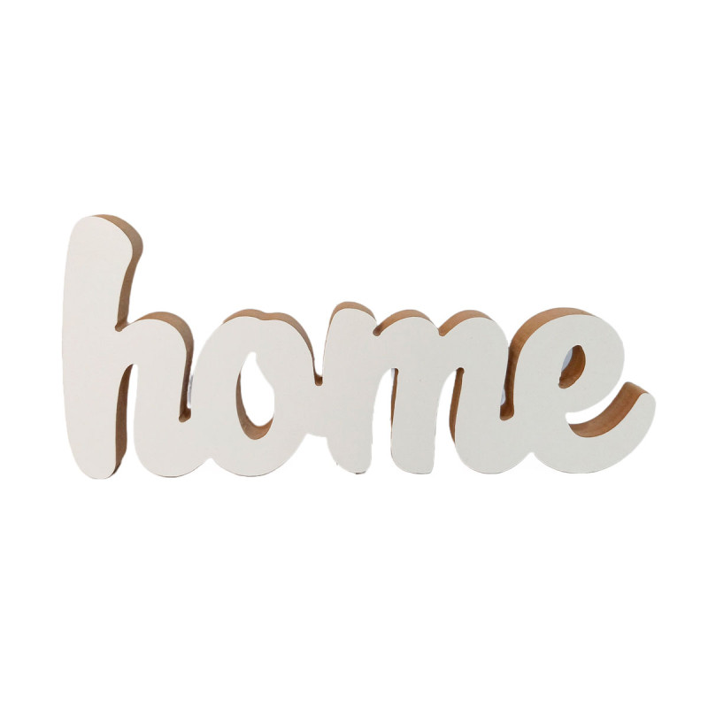 Adorno de Madera Home 25 x 12 cm