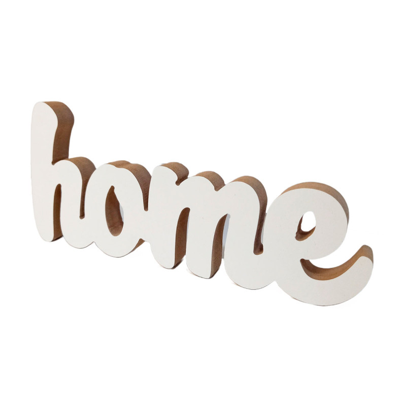 Adorno de Madera Home 25 x 12 cm