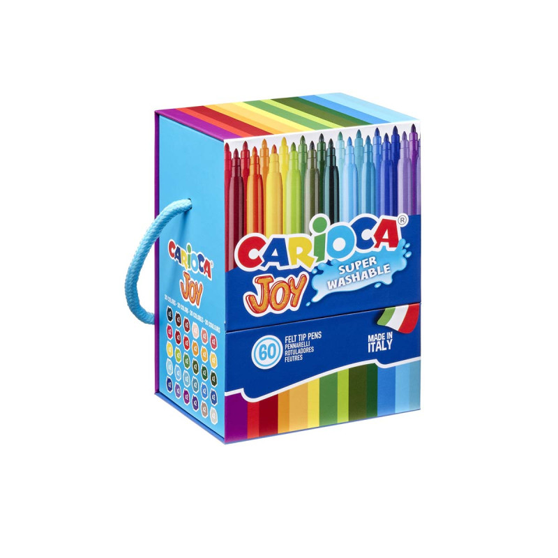 Marcadores Joy Carioca x 60 Hard Box
