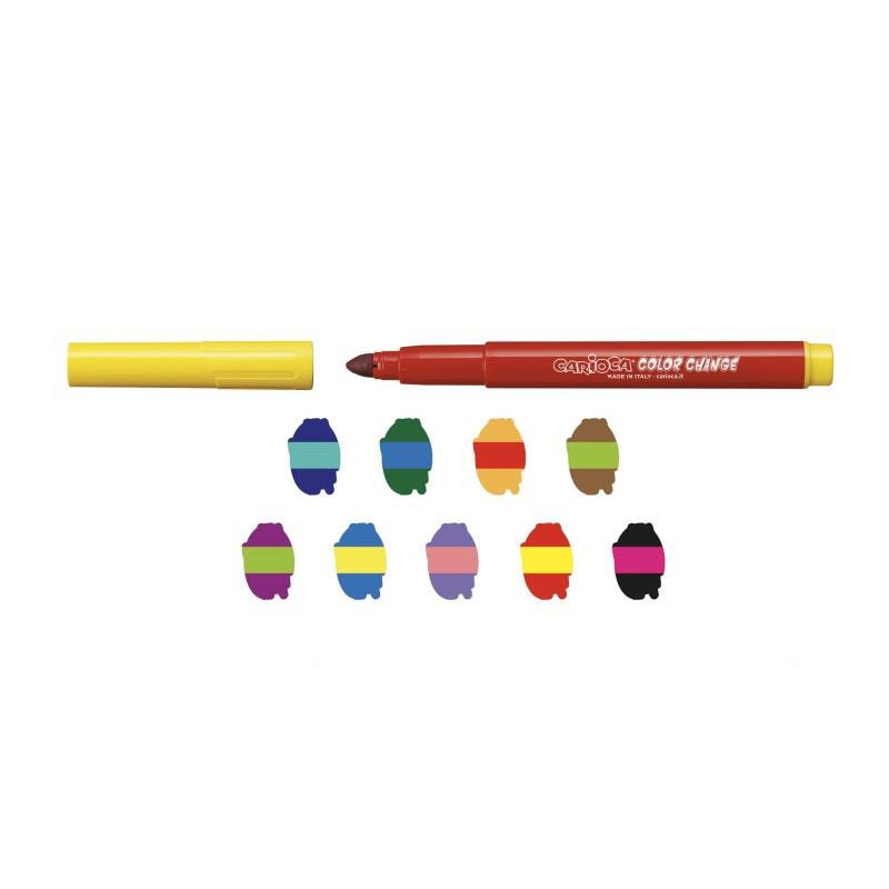 Marcadores Magic Color Change Carioca x 10