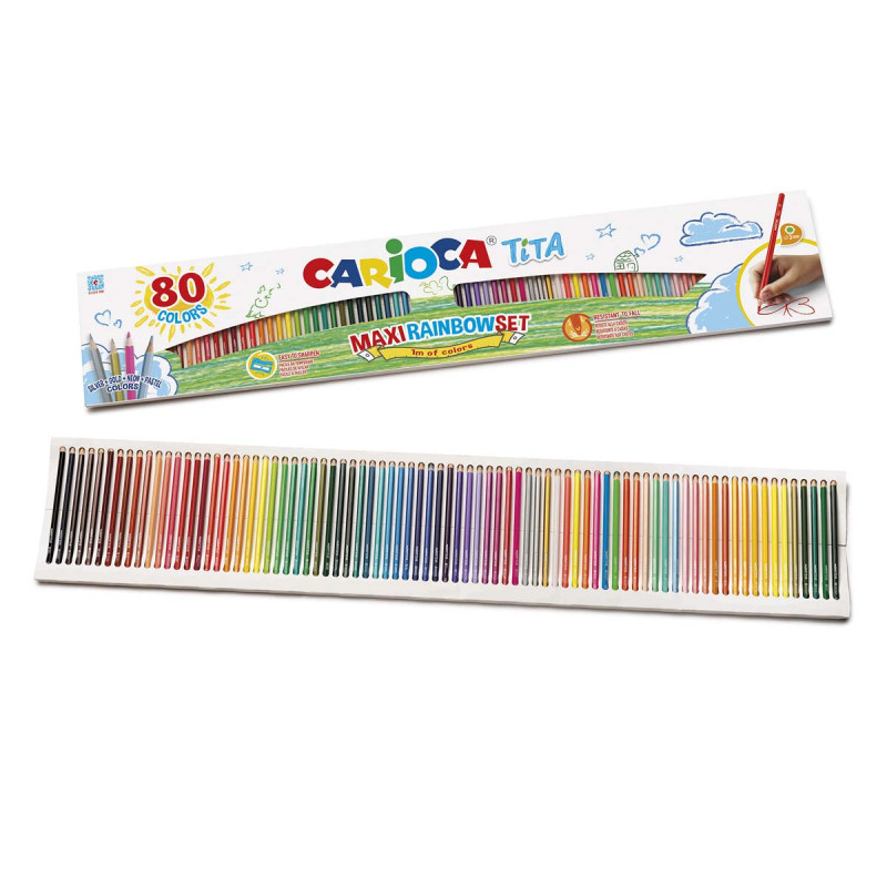 Lápices de Colores Carioca Tita x 80