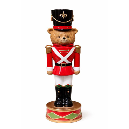 Adorno Grande de Oso Soldado con LED 45 cm Alparamis