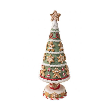 Adorno Árbol de Navidad de Jengibre con LED 41 cm Alparamis