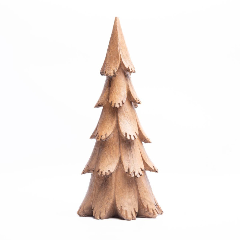 Adorno de Pino Madera 31 cm Alparamis