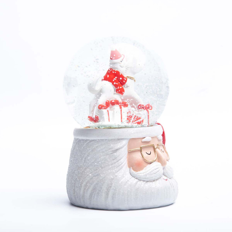 Esfera de Nieve Papá Noel 16 cm Alparamis