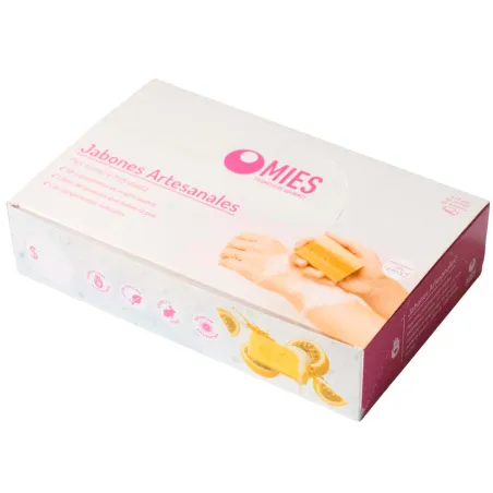 Caja Exhibidora con 18 Jabones de 100 g Mies