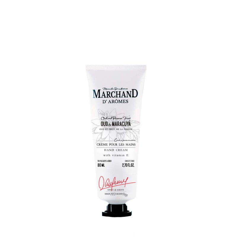 Crema de Manos Marchand D Aromes Oud y Maracuyá 80 g