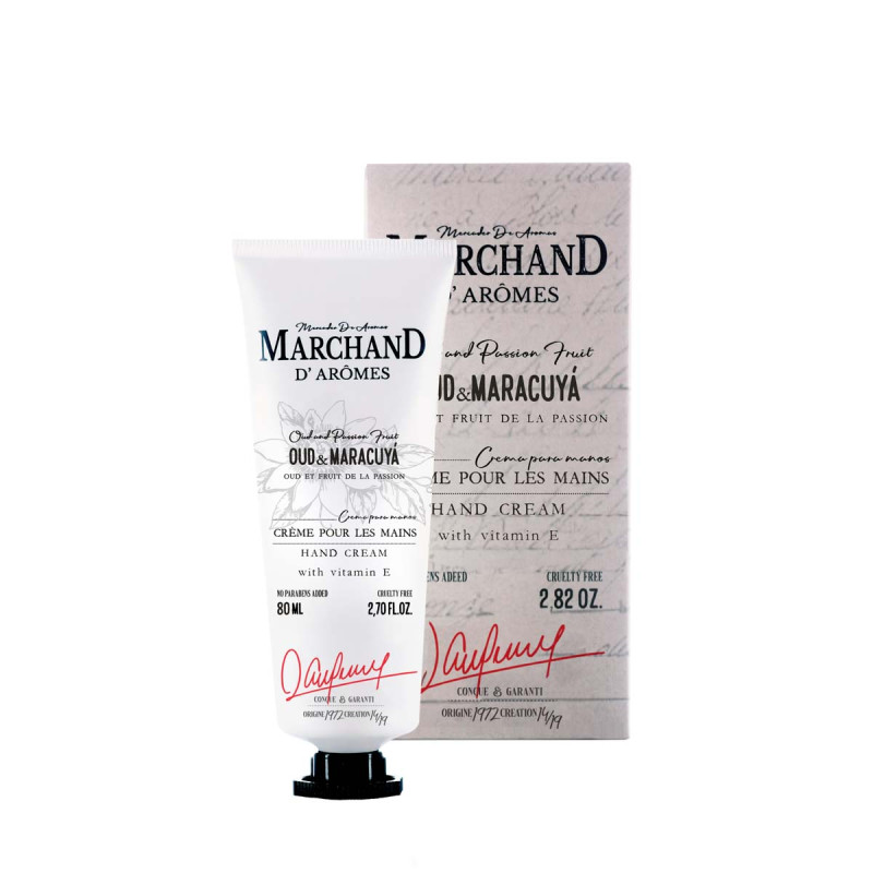 Crema de Manos Marchand D Aromes Oud y Maracuyá 80 g