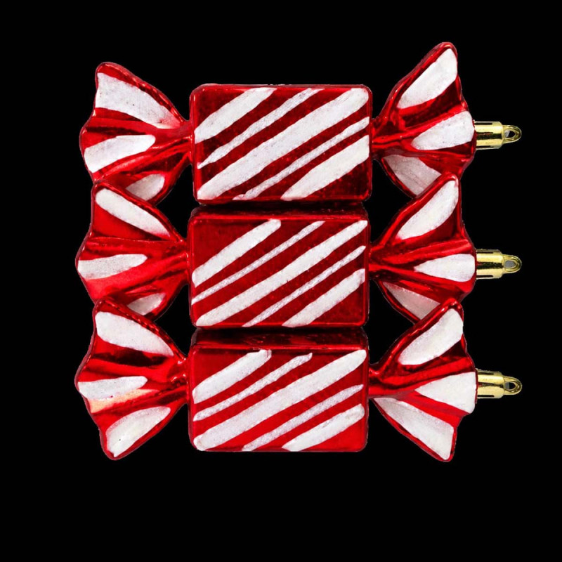 3 Adornos Candy 16 cm Alparamis