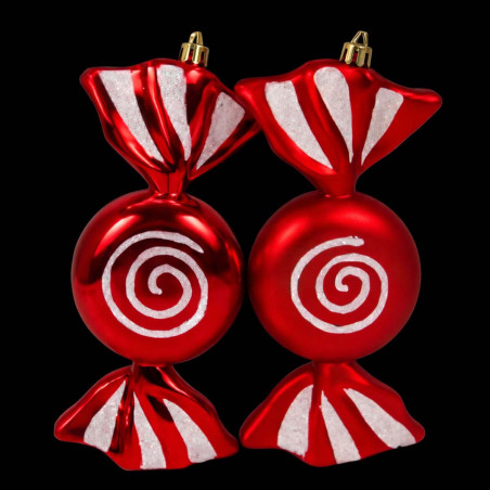 2 Adornos Candy 18 cm Alparamis