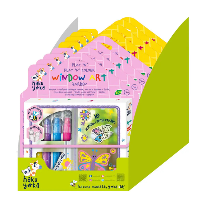 Display Sets de Arte para Ventanas 8 pcs en 2 Diseños Haku Yoka