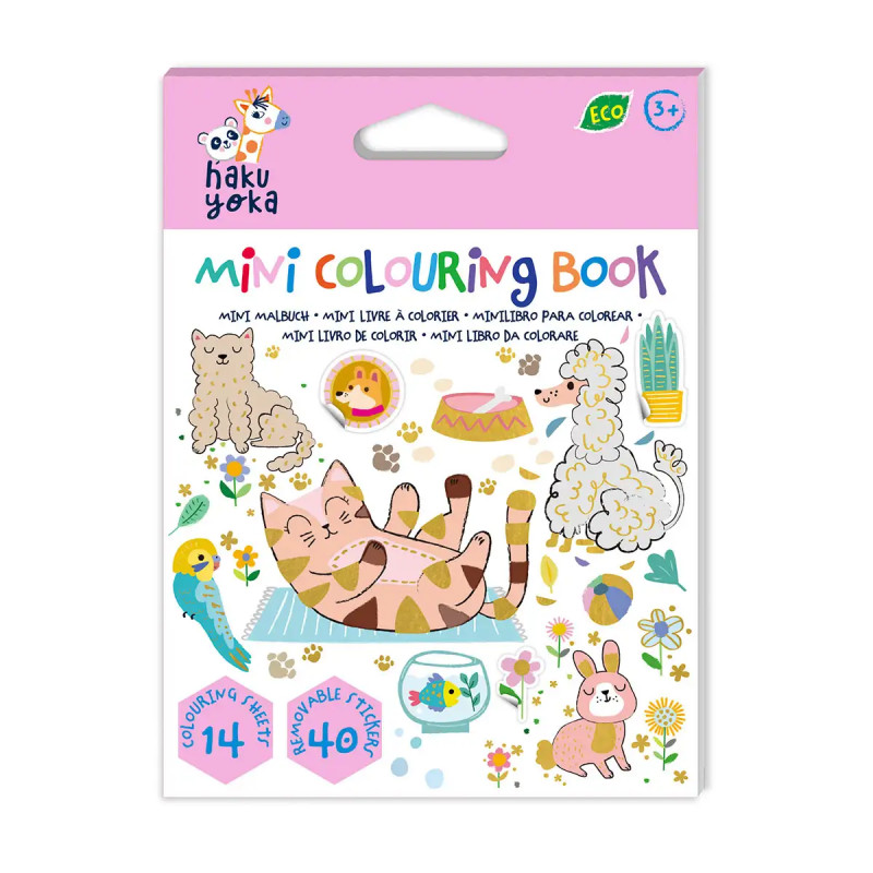 Display Mini Libros para Colorear 12 Pcs en 4 Diseños Haku Yoka