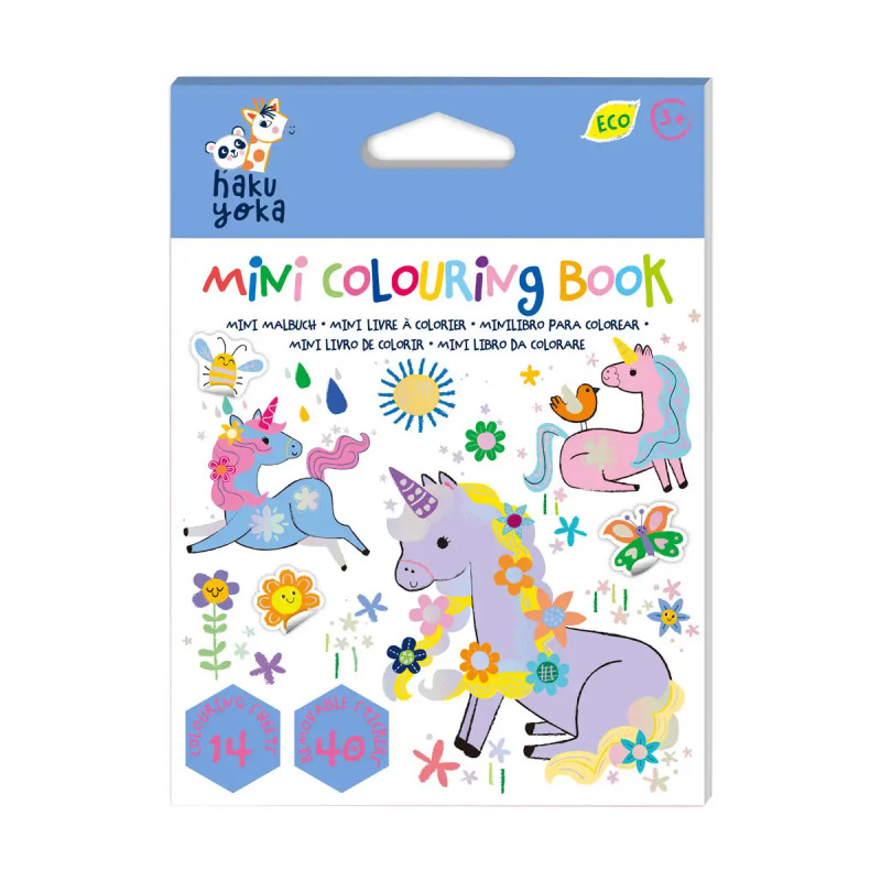 Display Mini Libros para Colorear 12 Pcs en 4 Diseños Haku Yoka