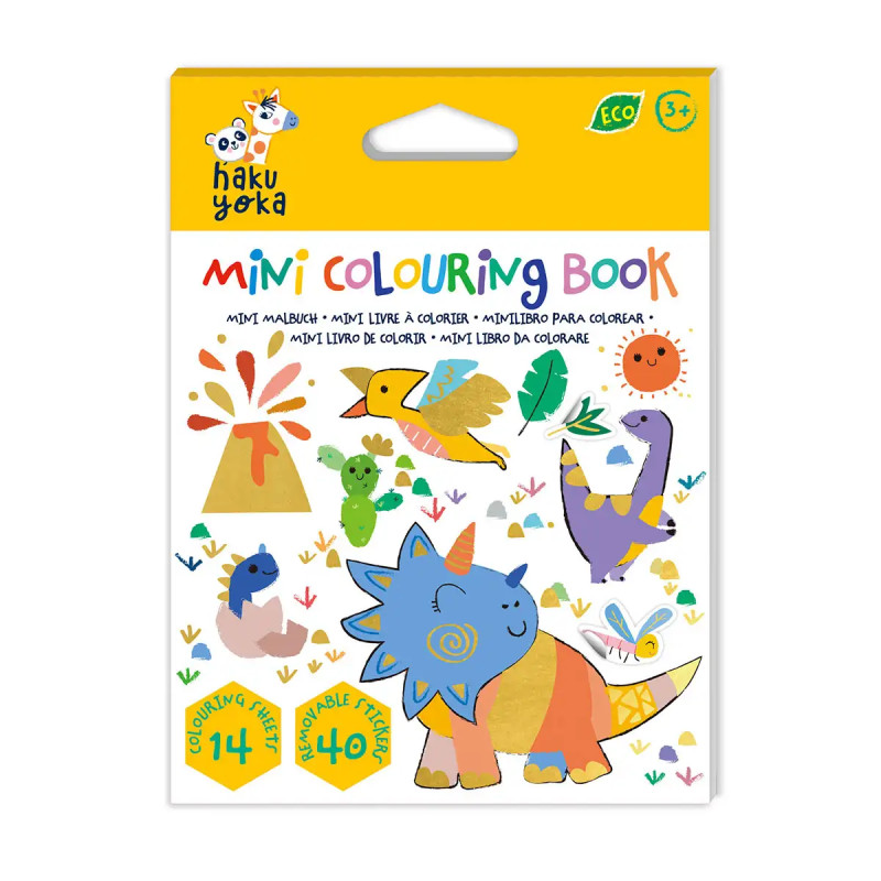 Display Mini Libros para Colorear 12 Pcs en 4 Diseños Haku Yoka