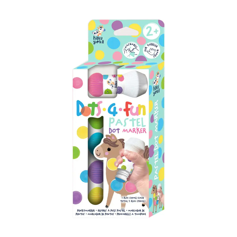 Display Dots 4 Fun Marcadores de Puntos 6 Pcs en 3 Diseños Haku Yoka