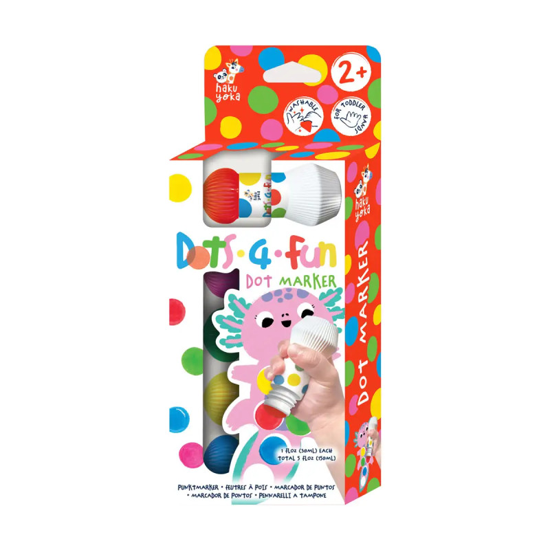 Display Dots 4 Fun Marcadores de Puntos 6 Pcs en 3 Diseños Haku Yoka