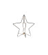 Adorno Estrella 3D con Luz LED 25 cm Alparamis